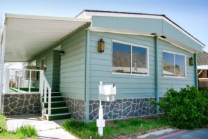 A view of a home exterior